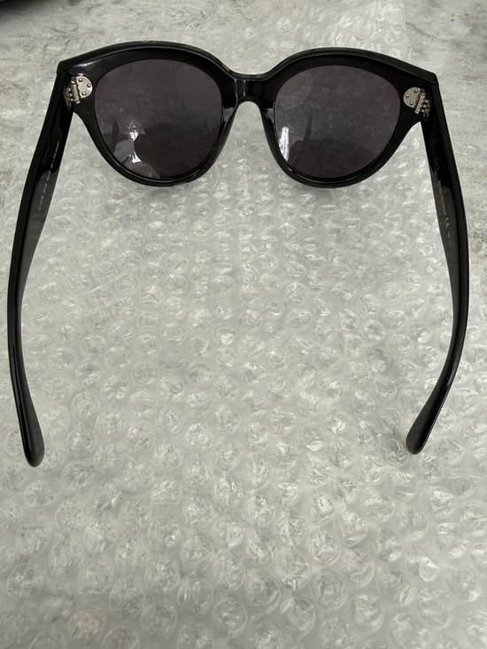 Celine Oversized Black 3 Dot Sunglasses Fair Condition - Picture 2 of 13